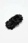 Broche banana flor negro