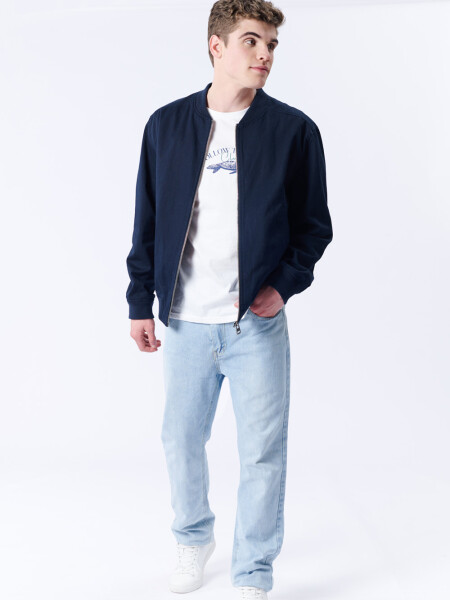 Pantalón jean fit clásico Azul Claro