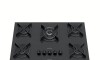 Anafe De Empotrar Vidrio Negro - Modelo PK- AG 950 5 Hornallas - Punktal Anafe De Empotrar Vidrio Negro - Modelo PK- AG 950 5 Hornallas - Punktal
