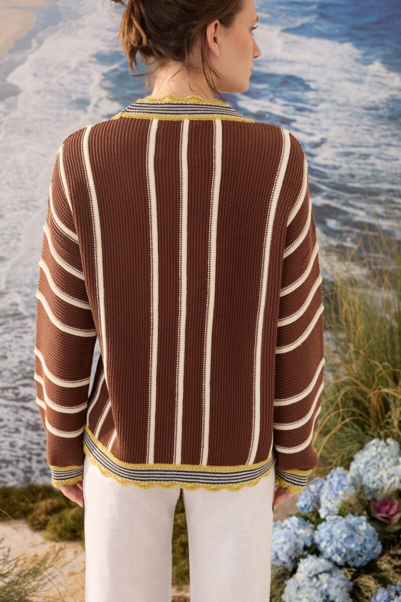 CARDIGAN SUR Chocolate