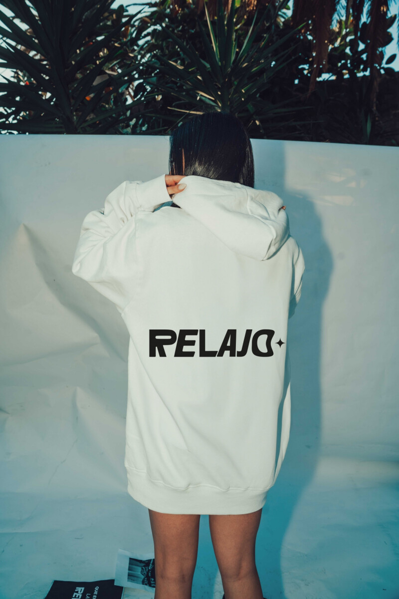 Hoodie Essential Blanco