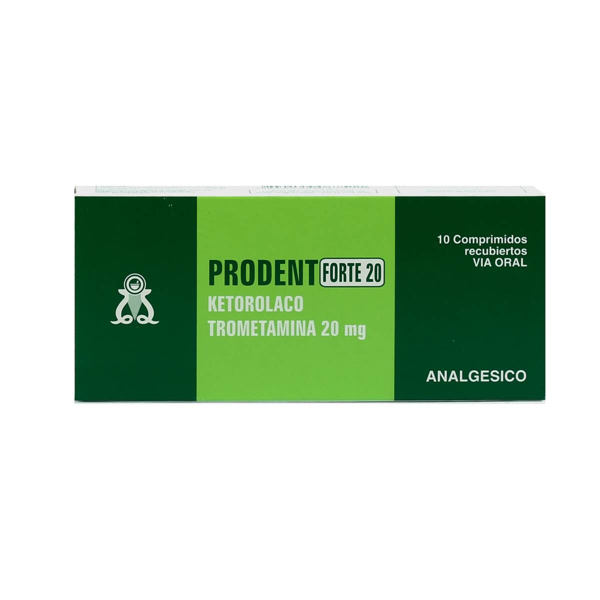 PRODENT FORTE 20 MG. CJ X 10 COMP. 