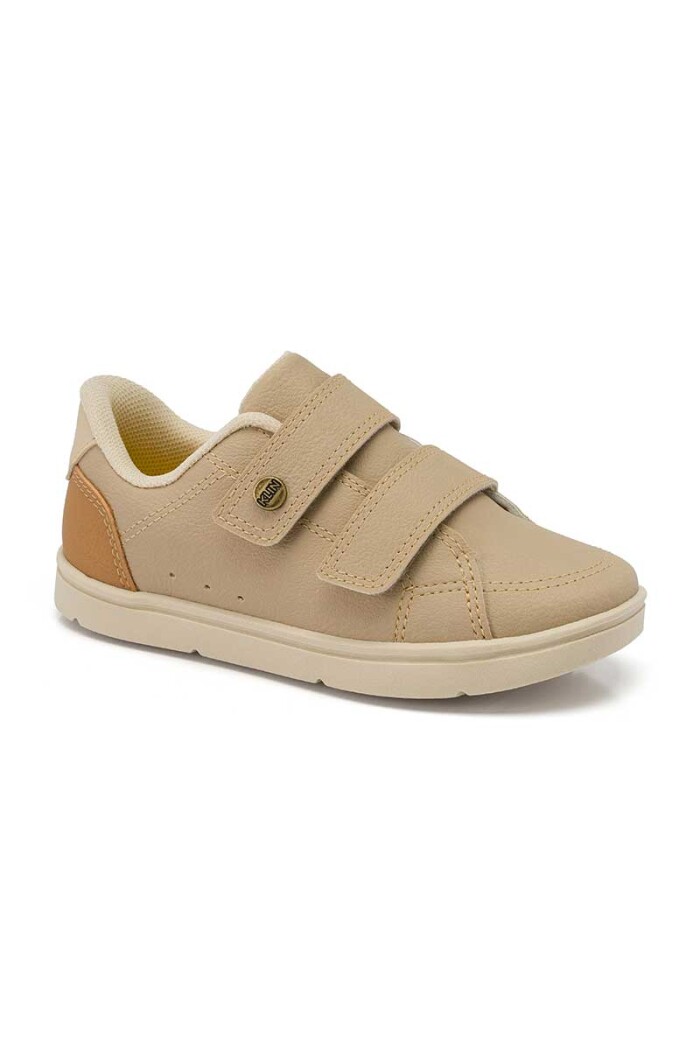 ZAPATENIS KLIN FLYER MINI 2 VELCROS Beige