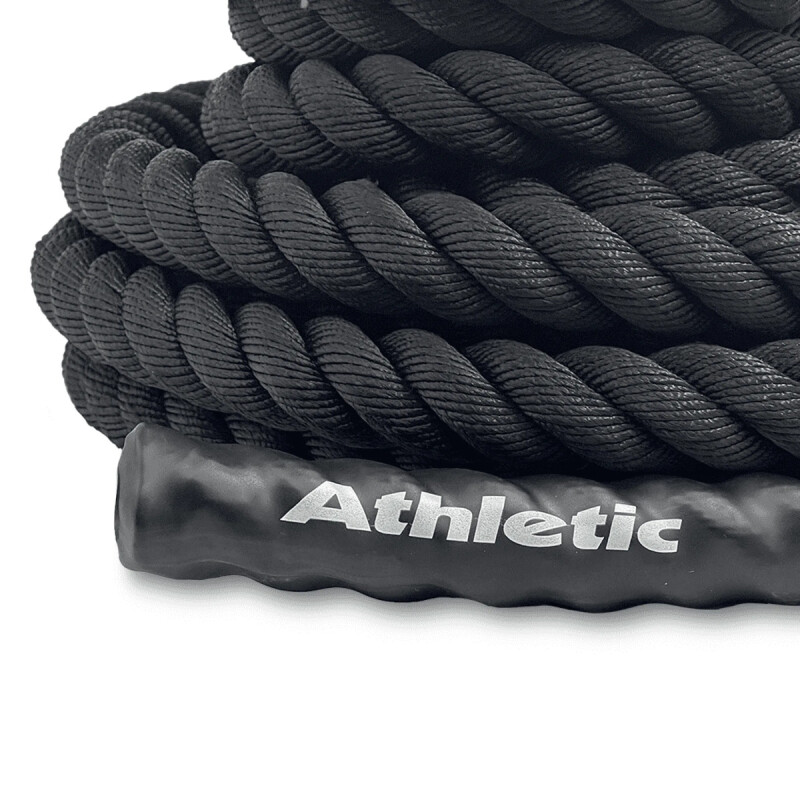 Cuerda Soga Para Crossfit Athletic 38Mmx12M Negro