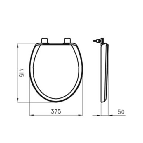 Tapa Asiento Andina Adapt. Plastico Solido 000