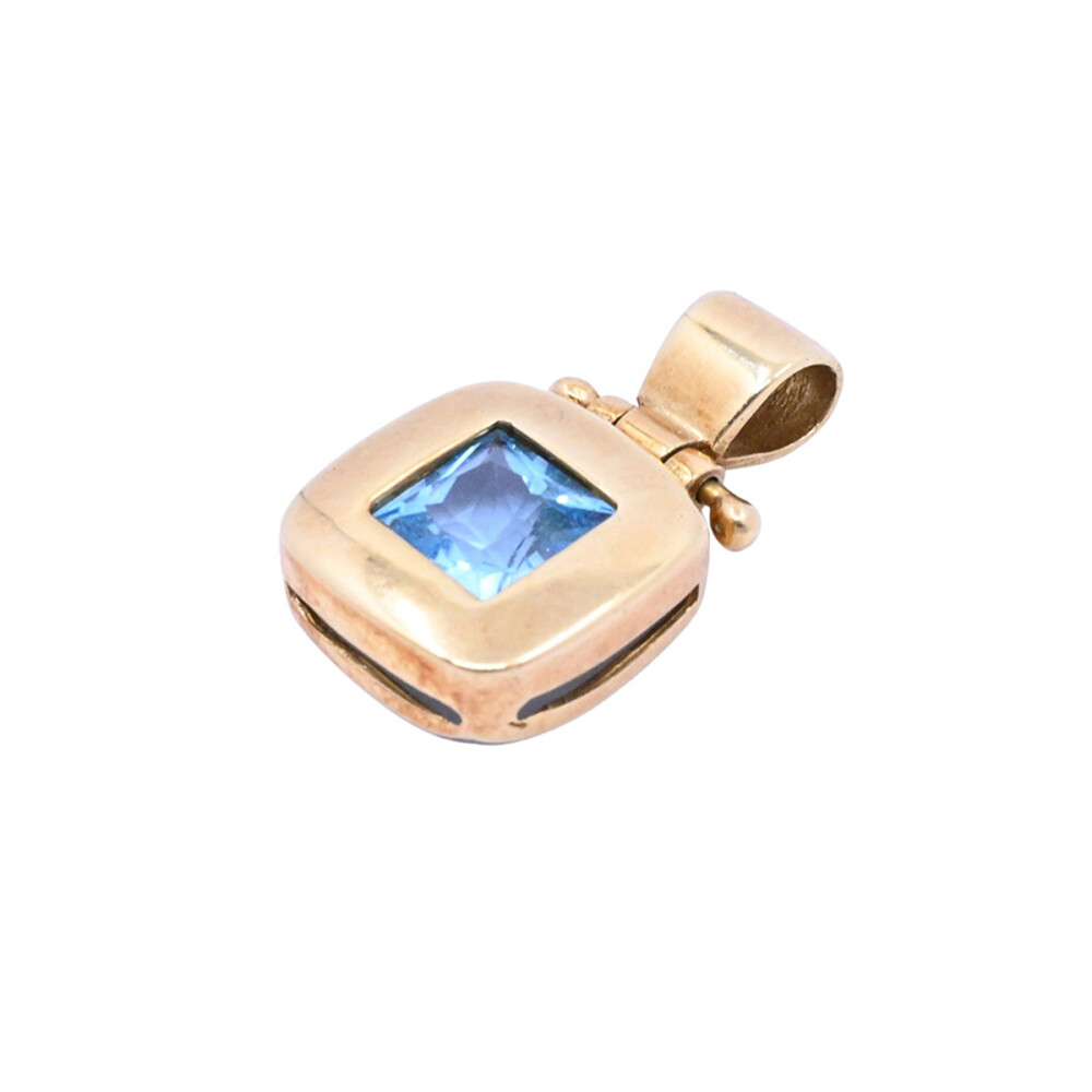 Colgante oro 18K y topacio Colgante oro 18K y topacio