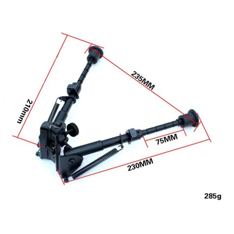 Bípode Y03 tipo Harris con adaptador picattiny Bípode Y03 tipo Harris con adaptador picattiny