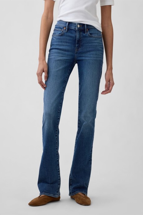 Jean Baby Boot Mujer Medium Wash
