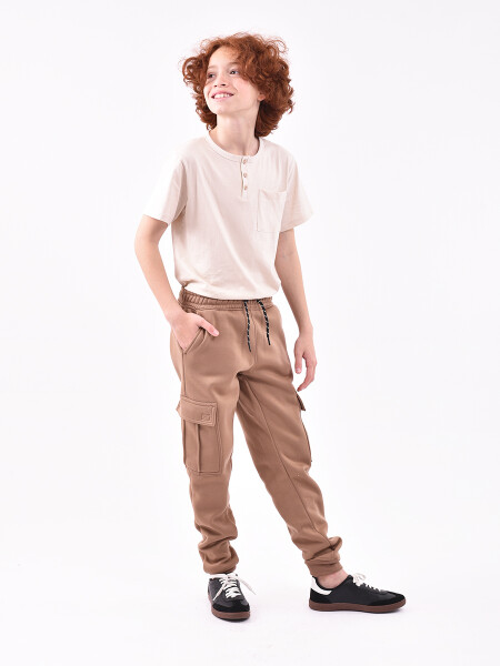 PANTALON VICENTE BEIGE OSCURO
