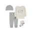Conjunto Carters 4 piezas Gorro Medias RN a Bright new day Beige