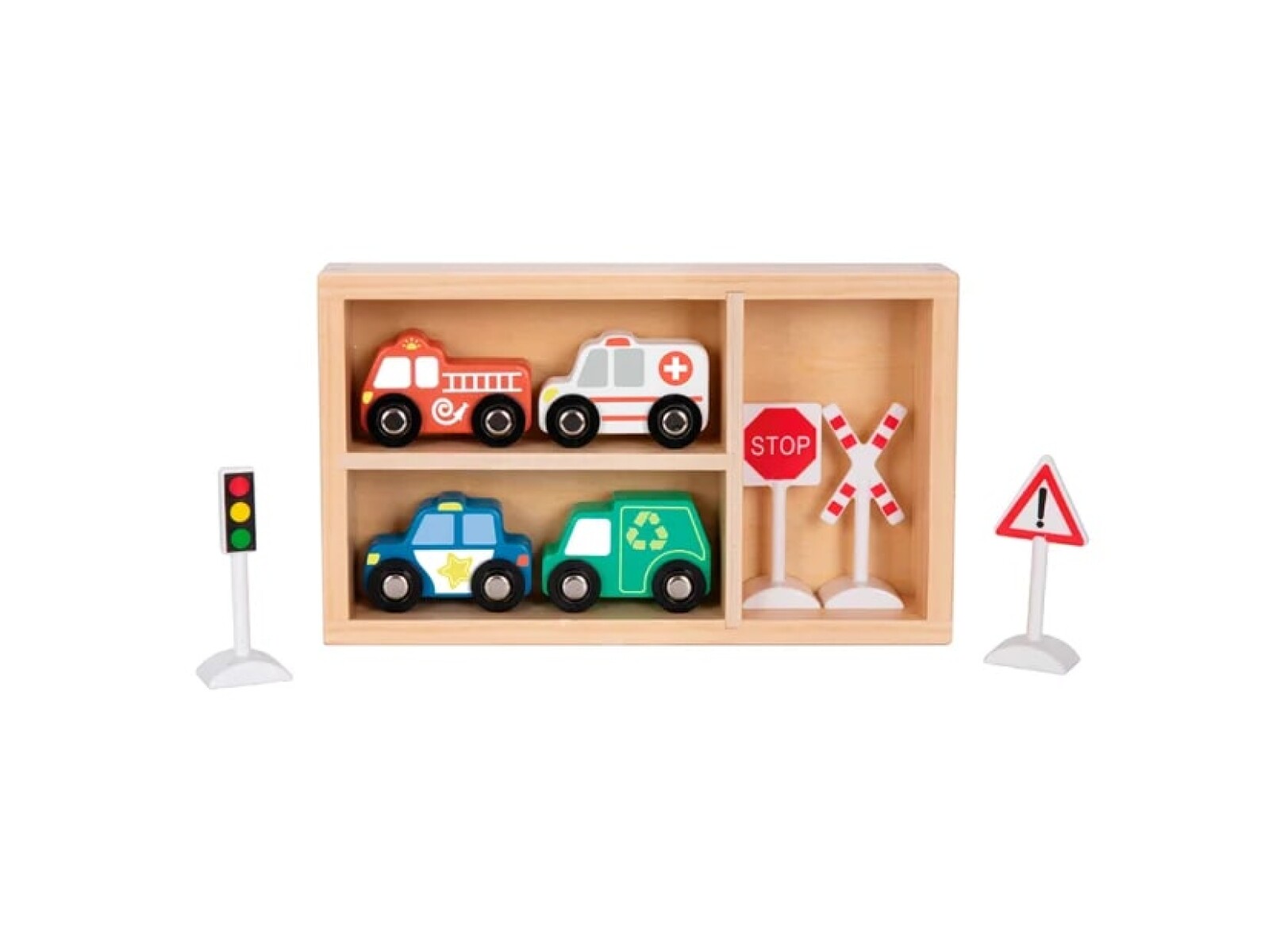 Vehiculos de Madera + Señales Hi Pando 
