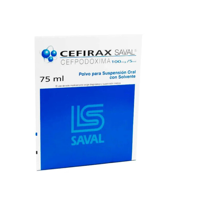 CEFIRAX 100 MG.SUSP. FRASCO X 75 ML. única