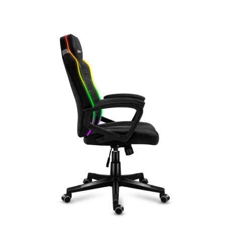 Silla Gaming Huzaro Hz-force 2.5 RGB + Luz LED Diseño 2.5 Black Mesh