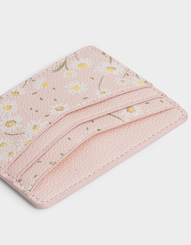 Tarjeteros Estampados Tarjetero Cuerina Margaritas - Estampado Flores