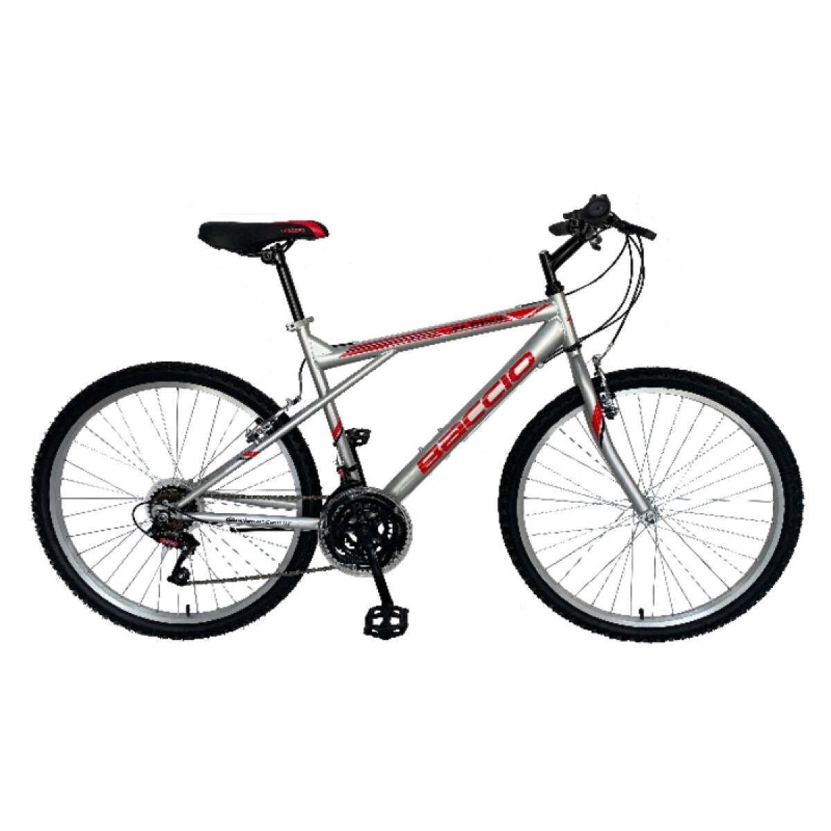 Bicicleta Baccio R.26 Hombre Mtb Alpina - Plateada. 