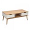 Mesa de Living Nordica Roble/Blanco