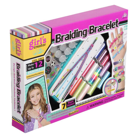 Set Para Crear Pulseras C/ Telar Juguete Infantil Jug025002