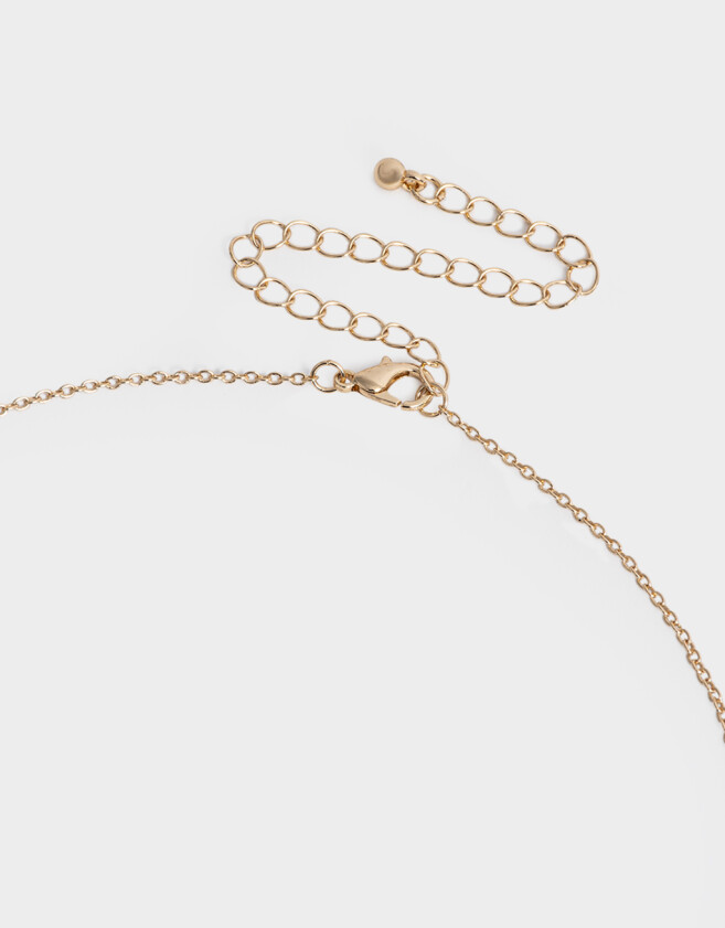 Cadena Corta con Dije Capsula Especial Cadena Corta Con Dije Virgo - Dorado