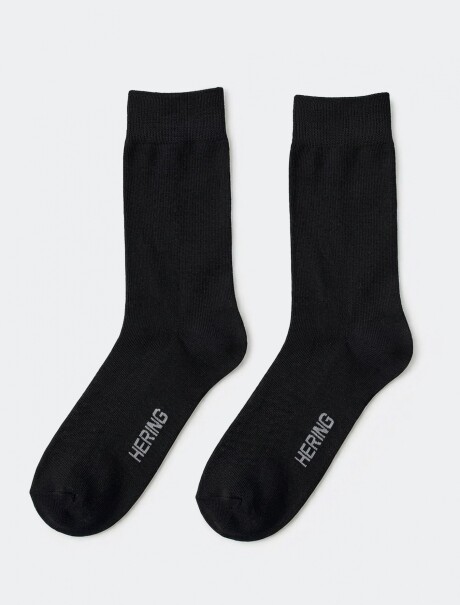 CALCETINES LARGOS UNISEX DE PUNTO NEGRO