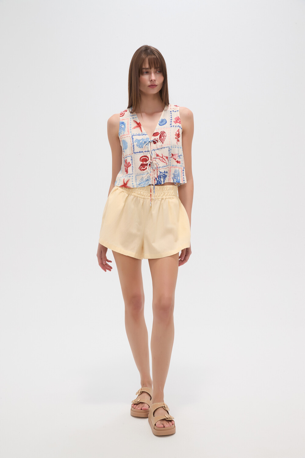 Short Cacao Amarillo Palido