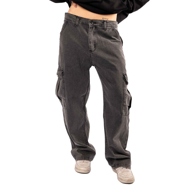 Pantalon de Hombre Tiffosi Jean Cargo Gris