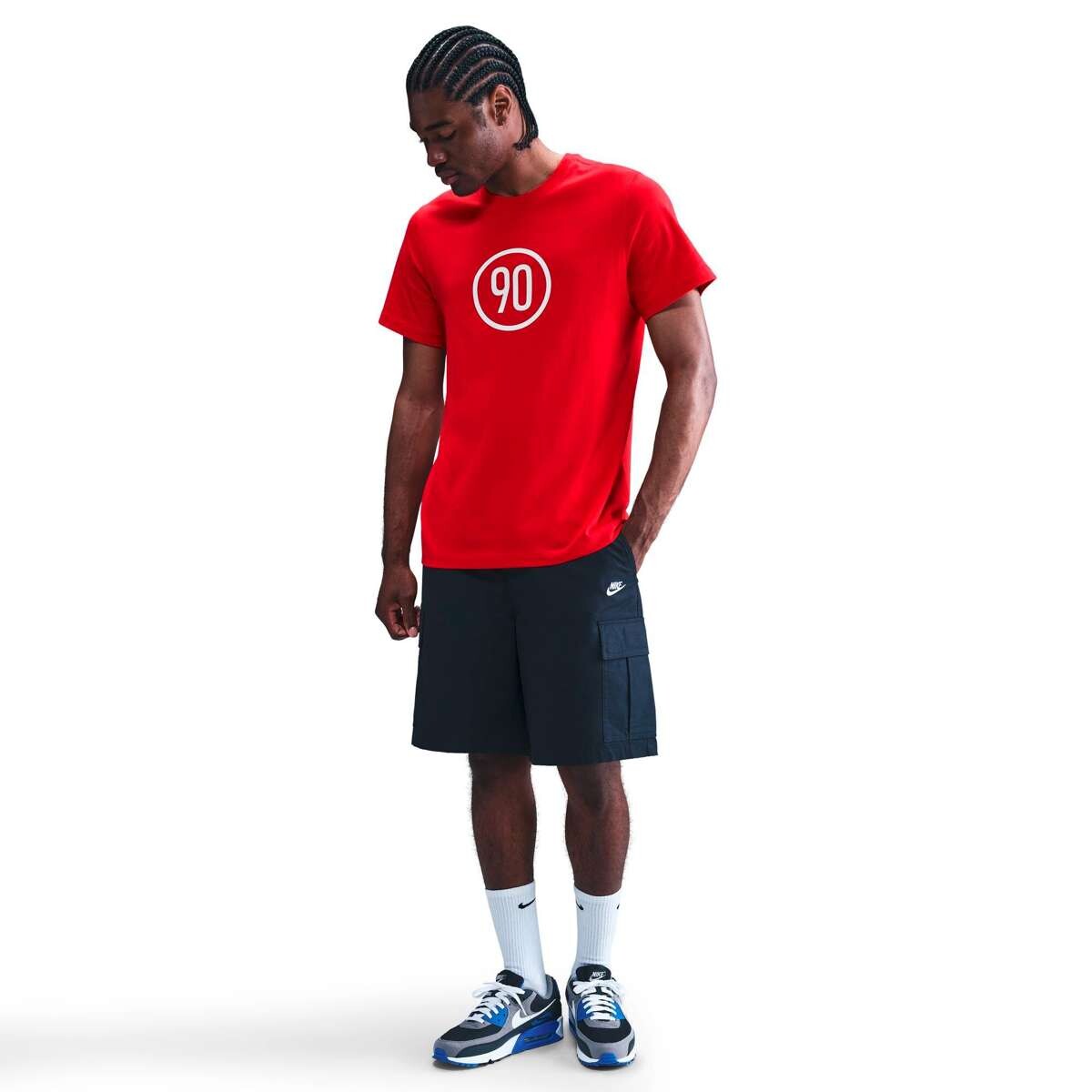 Remera Nike Total 90 Tee de Hombre - rojo 