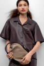 CAMISA MANGA CORTA Marron