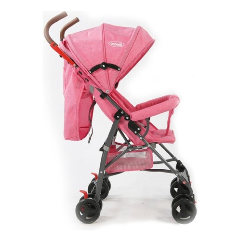 Coche de bebé tipo paragüita Bebesit Fun plegado fácil Rosa