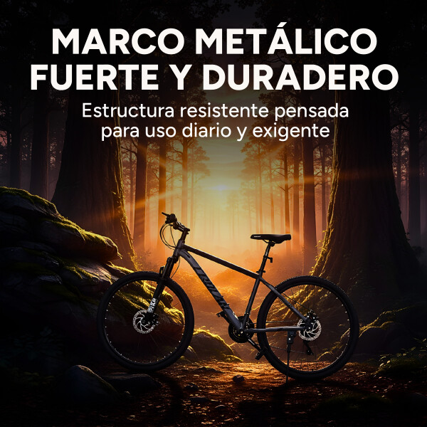 Bicicleta Crolan Montaña Rod 27.5 Freno Disco 21 Vel Shimano Color Blanco