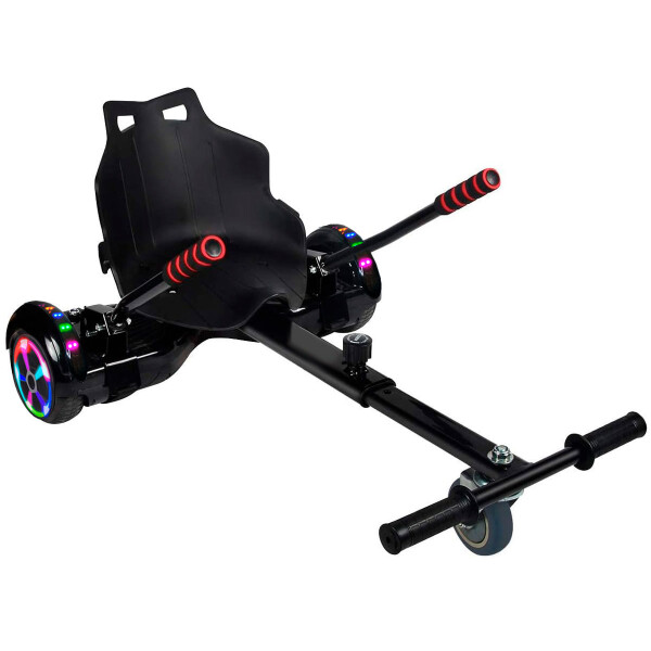 Silla Para Skate Eléctrico Hoverboard 6.5", 8" Y 10" ACCESORIO SILLA SKATE H1 NEGRA