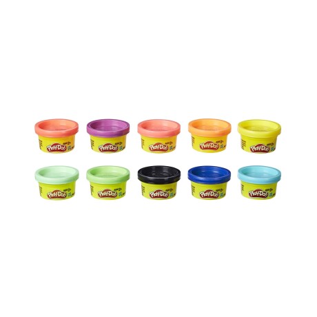 Set de 10 minilatas Play Doh 28gr c/1 Set de 10 minilatas Play Doh 28gr c/1