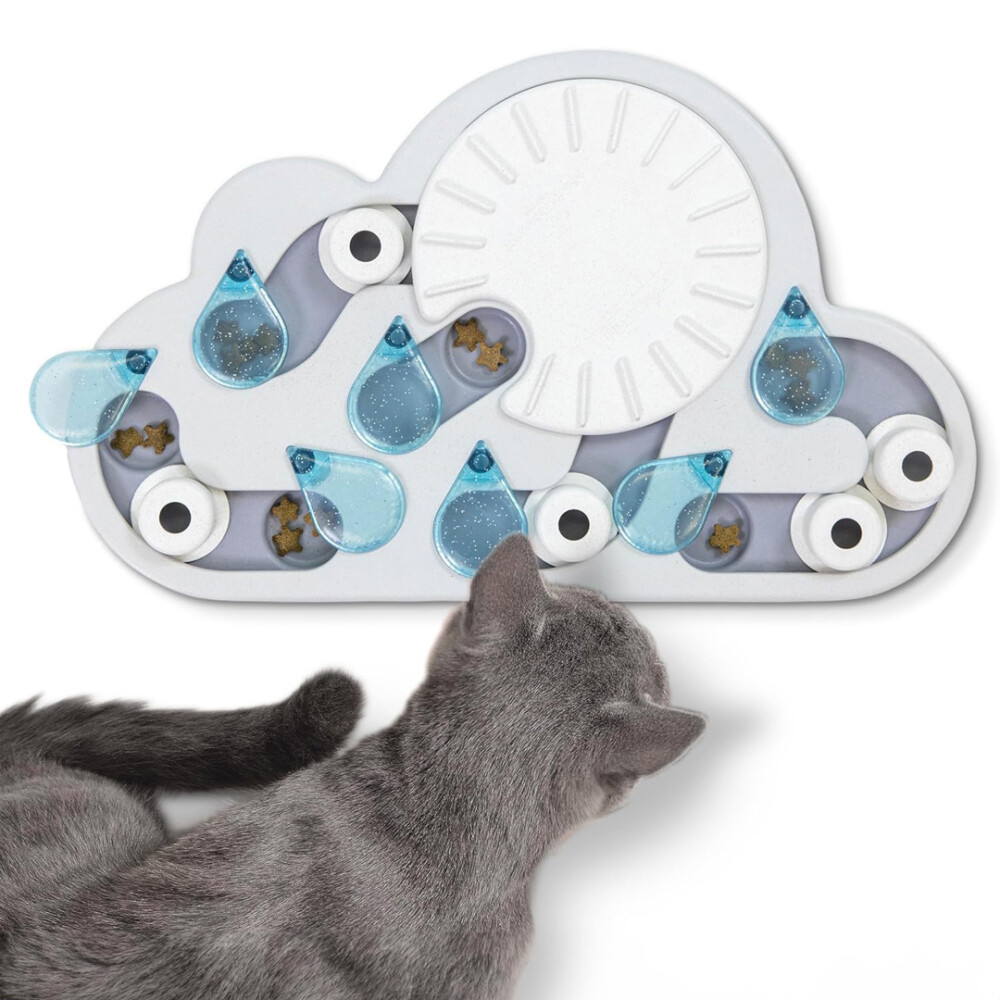 NINA OTTOSSON RAINY DAY ROMPECABEZAS Y JUEGO PARA GATOS - GRIS N/A