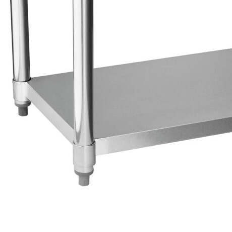 Mesada Central con Estante Inferior de Acero Inoxidable 190 x 60 x 85 cm Mesada Central con Estante Inferior de Acero Inoxidable 190 x 60 x 85 cm