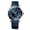 Reloj LONGINES HydroConquest azul automático 43mm con correa de caucho Reloj LONGINES HydroConquest azul automático 43mm con correa de caucho