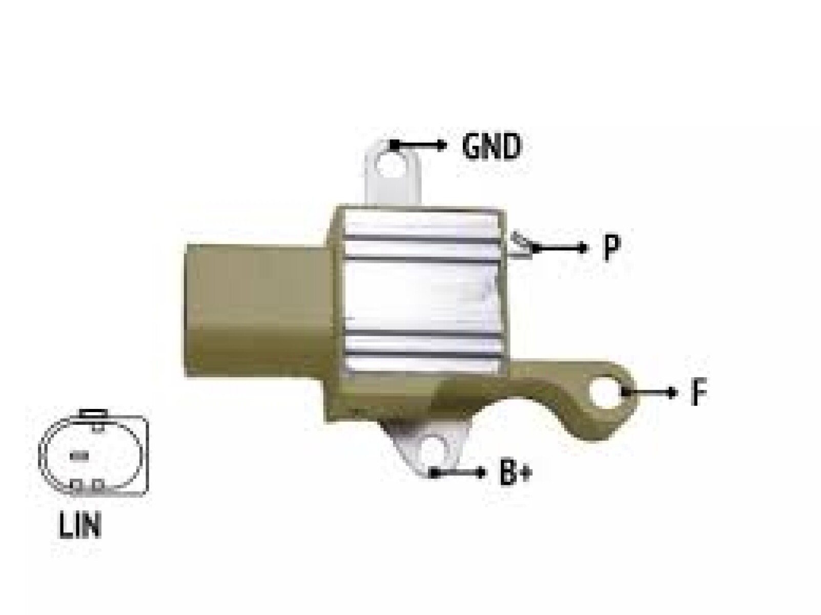 REGULADOR VOLTAJE FIAT MOBI ARGO UNO N.DENSO NOSSO 