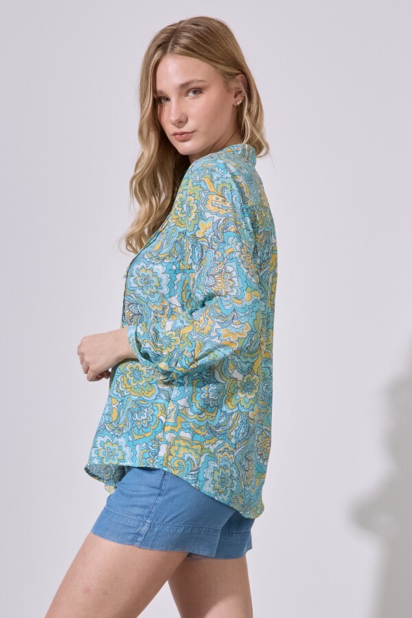 Blusa Print VERDE/MULTI