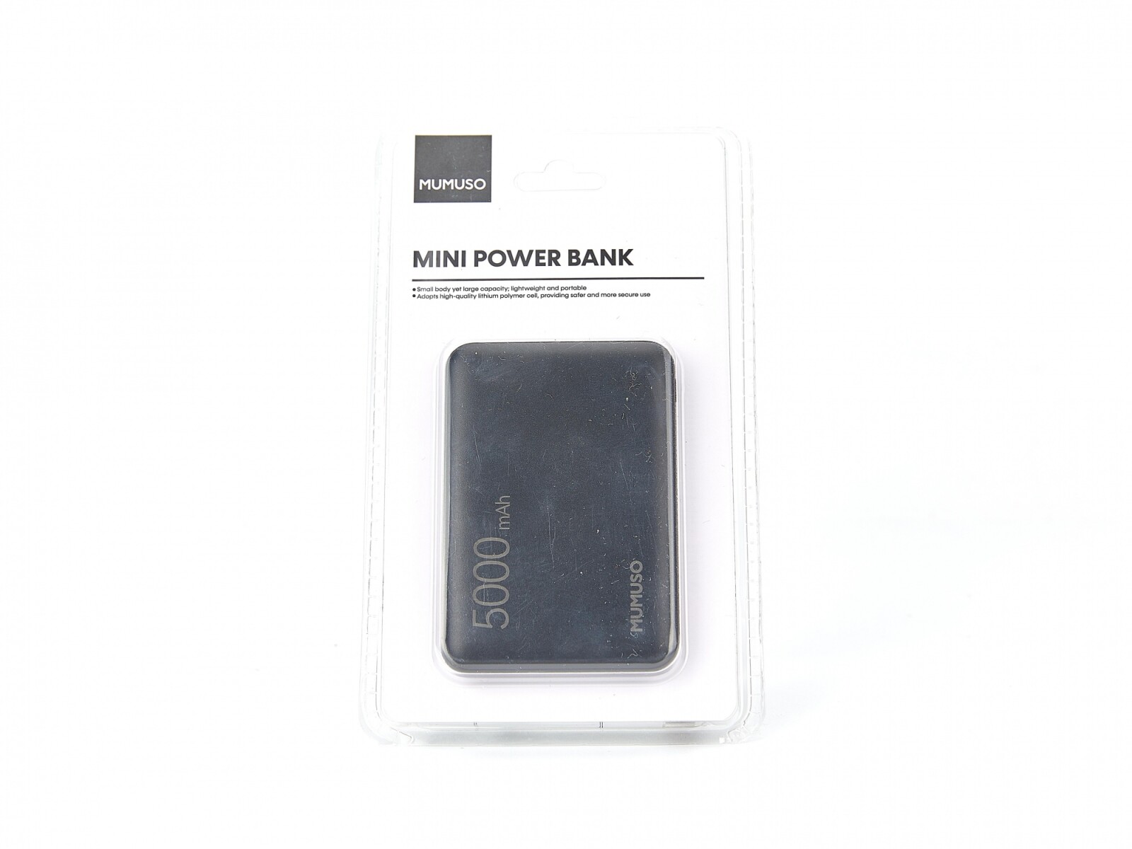 MINI BANCO DE ENERGÍA (5000 MAH/NEGRO) 