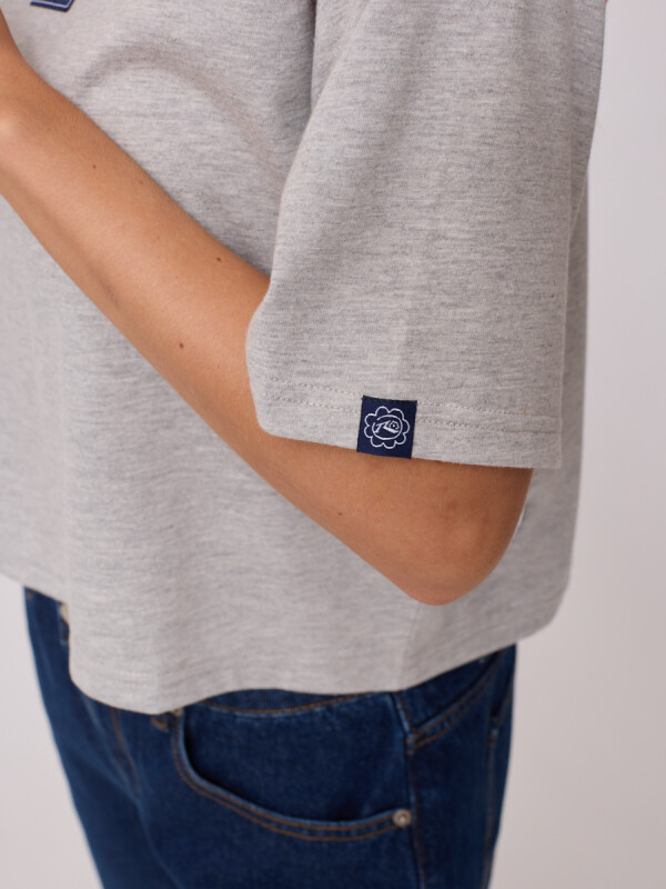T-SHIRT RUTSU RUSTY Gris Melange