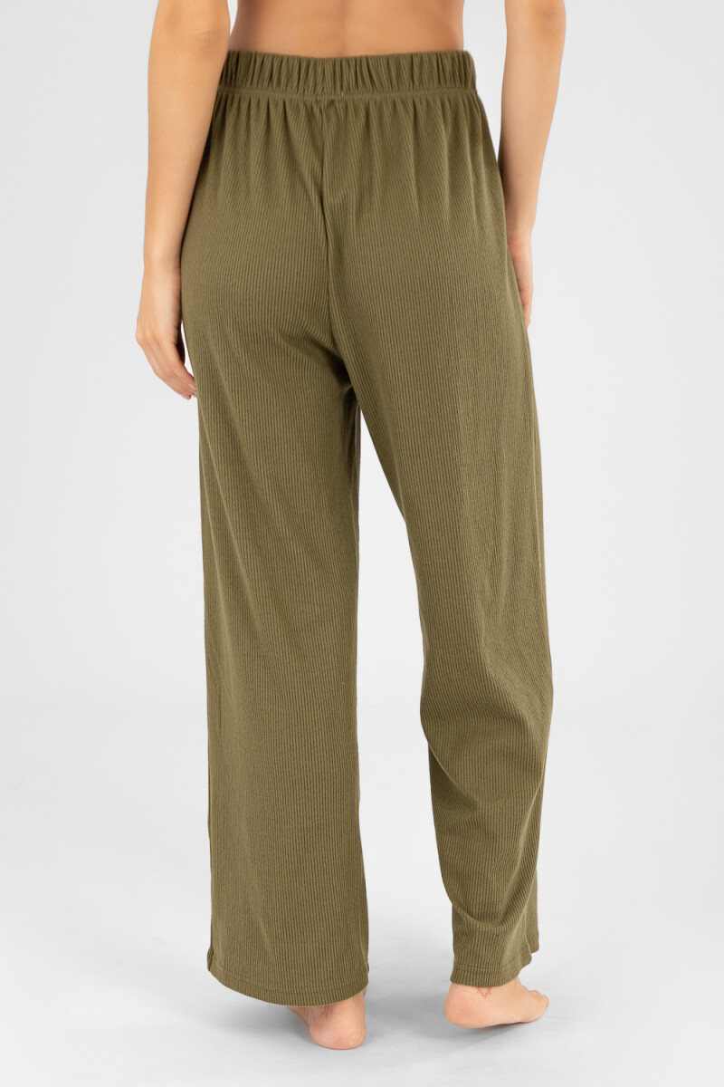 Pantalon cosy Verde lago