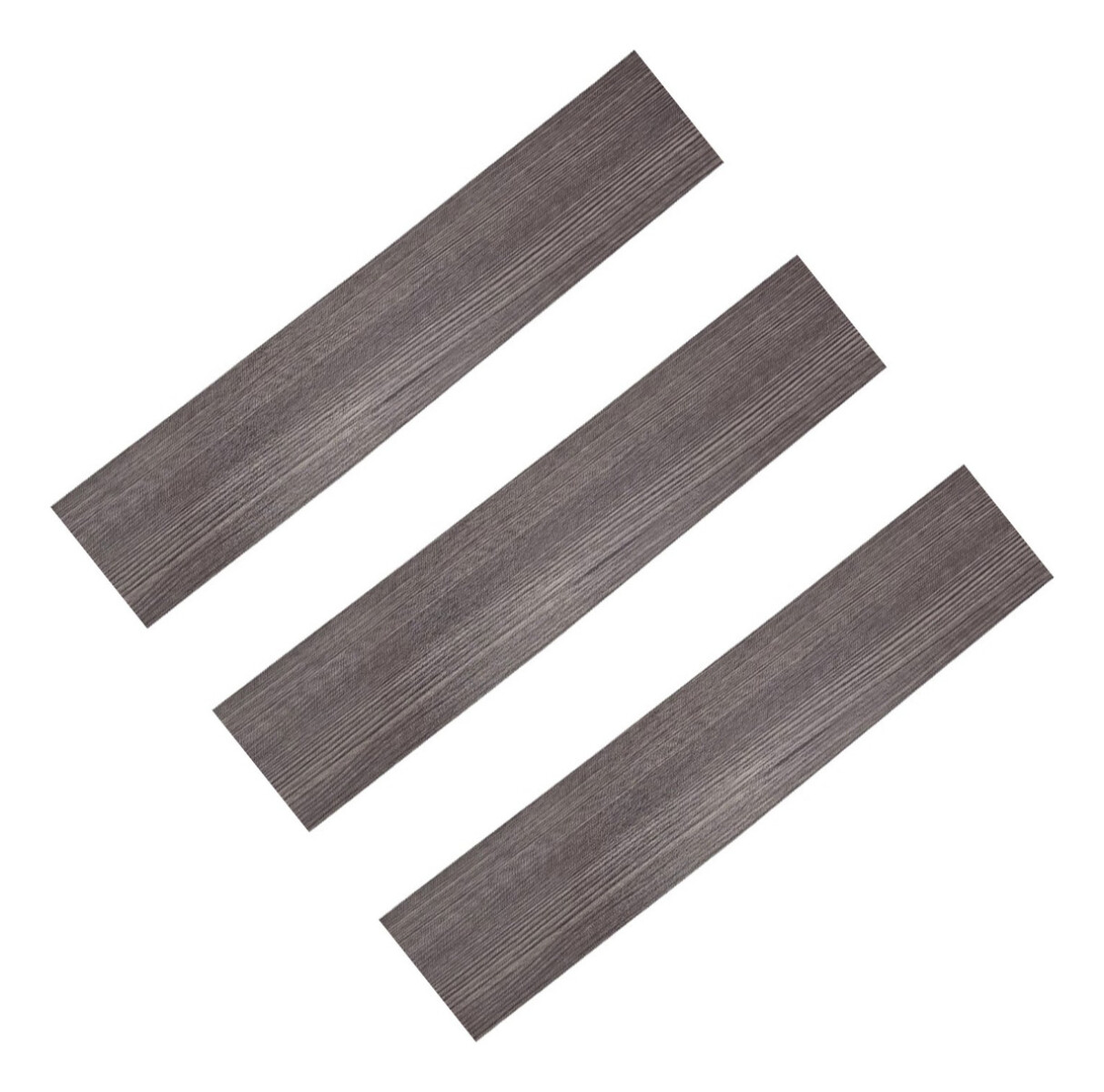 Piso Flotante Vinilico Adhesivo Resistente Simil Madera M2 - Variante Color Gris 