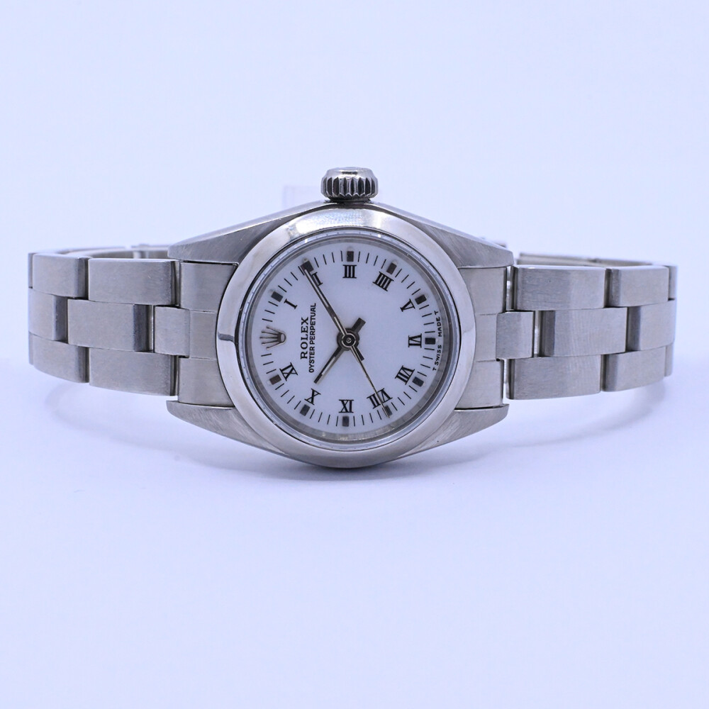 Rolex Oyster Perpetual dama 67180 caja 24 mm. Año 1994 acero inoxidable. Rolex Oyster Perpetual dama 67180 caja 24 mm. Año 1994 acero inoxidable.