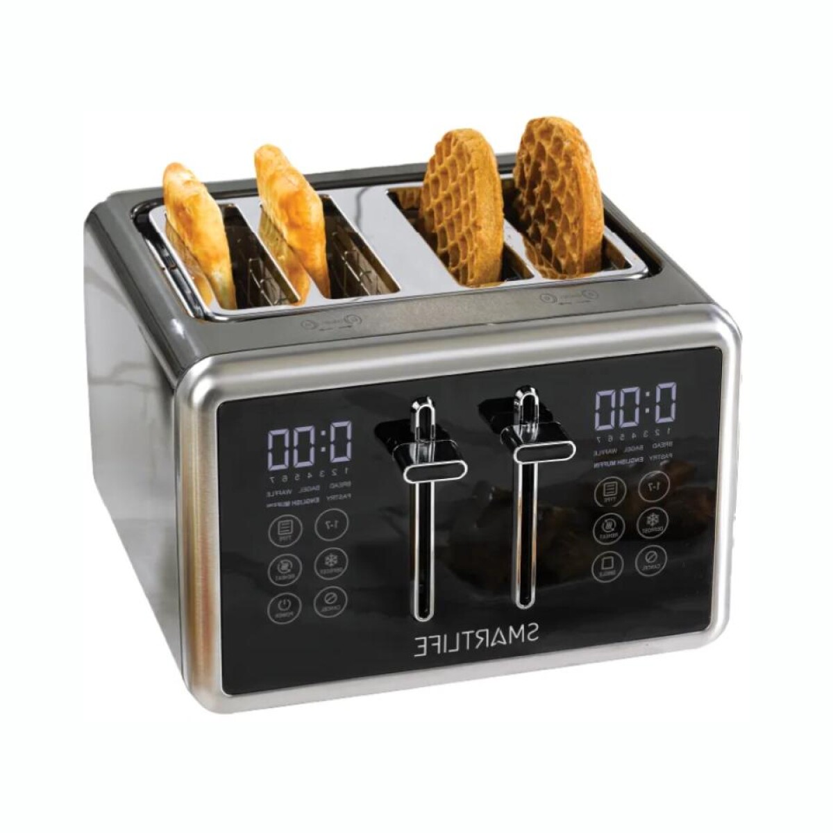 Tostadora SMARTLIFESL-TOD1520 7 Niveles 4 Panes Display Touch 