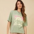 T-SHIRT RUSTY BRULA VERDE