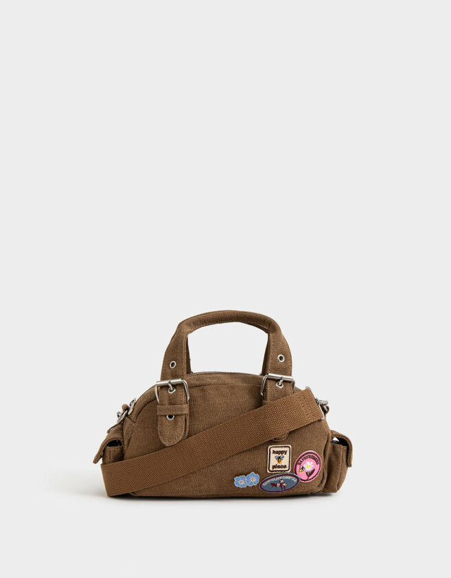 Bowling Cartera Bowling Parches - Marron Chocolate