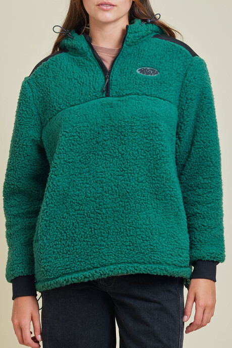 CANGURO S/C ELLES ( SHERPA ) RUSTY Verde