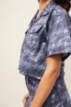 CAMISA ILSE DENIM TIE-DYE HOUNDSTOOTH CAMISA ILSE DENIM TIE-DYE HOUNDSTOOTH
