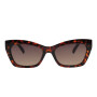 Lentes De Sol P1 Natal 2025 Agatado Gradiente Marón/Tortuga