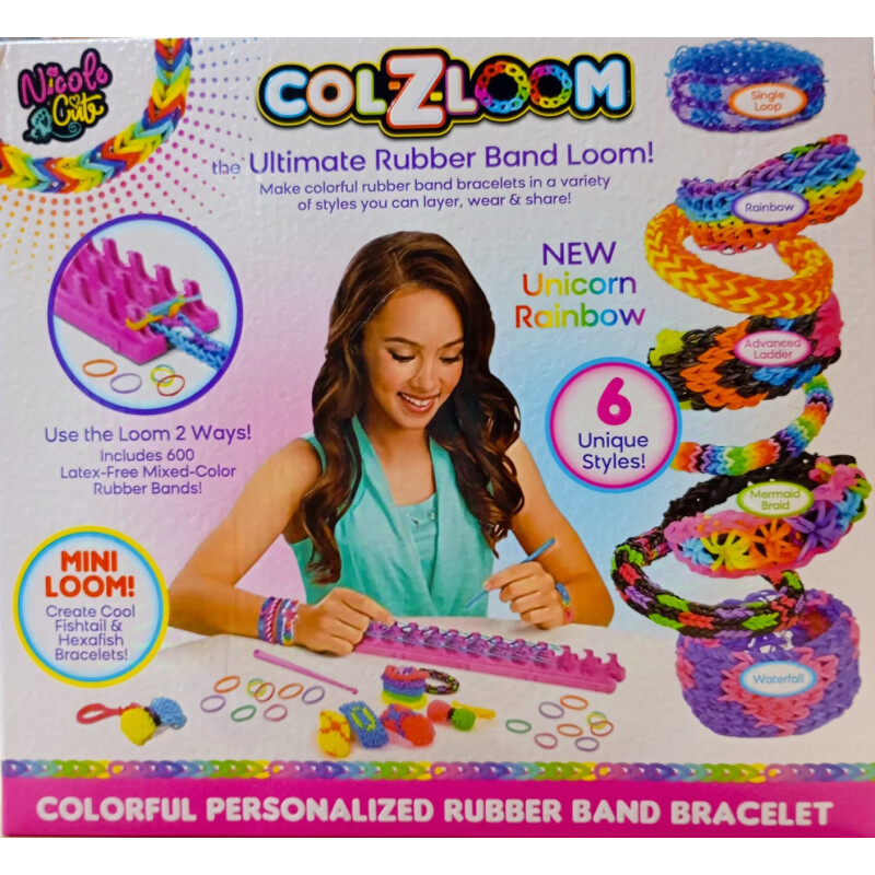 Kit para hacer pulseras con telar de bandas elásticas Kit para hacer pulseras con telar de bandas elásticas