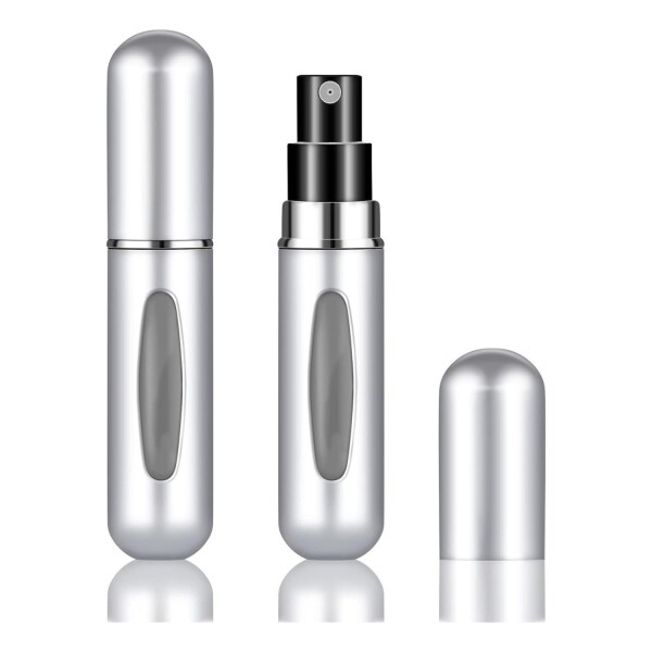Frasco Mini Botella Recargable De Perfume Portátil X 5 Variante Color Gris