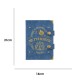 Cuaderno cuerina Harry Potter azul
